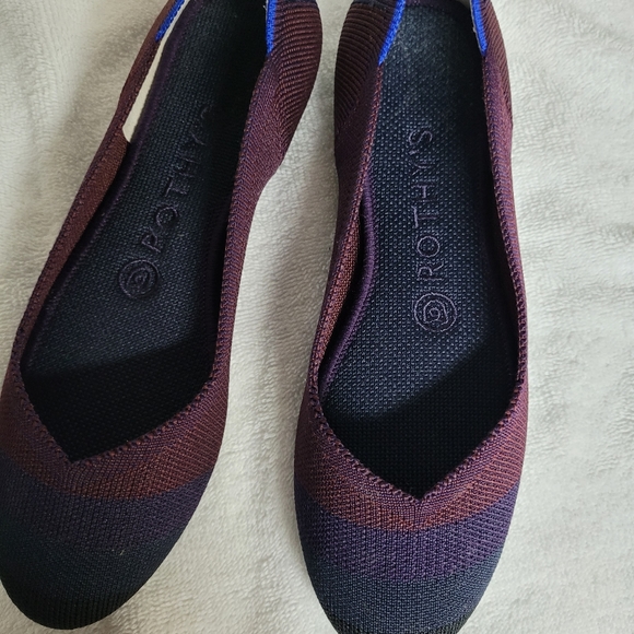 Rothy's Blackberry Captoe Flat - 7 - Picture 2 of 7